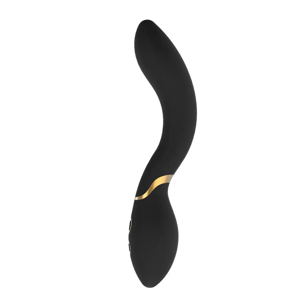 Dream Toys Silicone Black Rechargeable Multi-speed G-spot Vibrator - Peaches and Screams