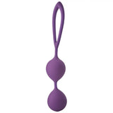 Dream toys silicone purple kegel balls for pelvic fitness - peaches and screams
