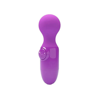 Dream Toys Silicone Purple Mini Wand Massage Vibrator - Peaches and Screams
