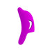 Dream Toys Silicone Purple Rechargeable Delphini Finger Vibrator - Peaches and Screams