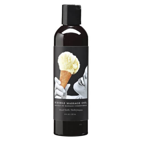 Earthly body edible massage oil - massage oils and candles peaches and screams