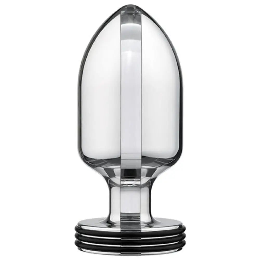 Electrastim 4.7 inch stainless steel silver electro anal plug - peaches and screams