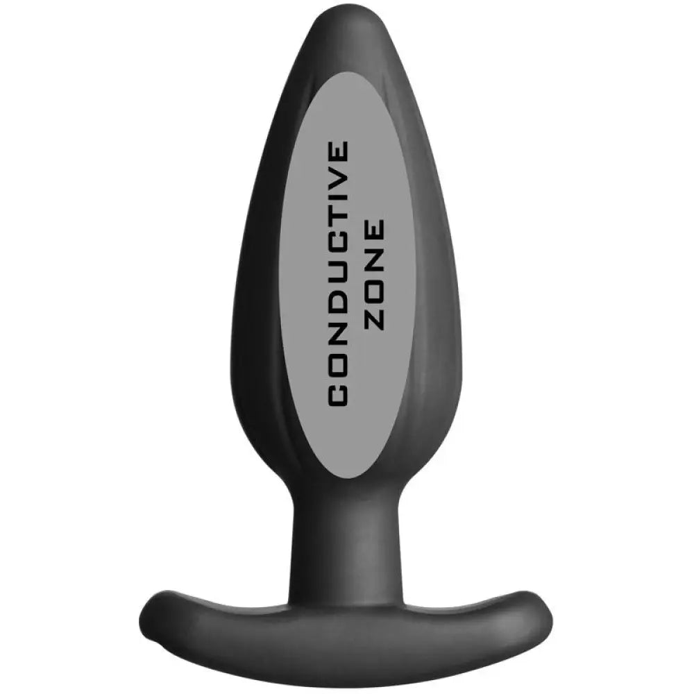 Electrastim noir rocker large 6 inch electro butt plug - peaches and screams