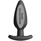 Electrastim noir rocker large 6 inch electro butt plug - peaches and screams