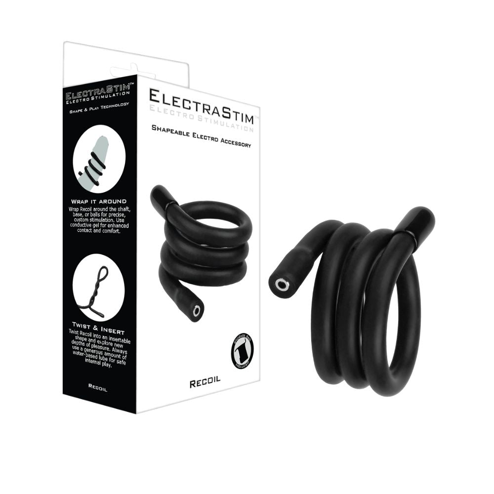 Electrastim recoil flexible erotic electrode - erotic electrostimulation peaches and screams