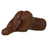 Evolved rubber realistic feel flesh male masturbator brown - peaches and screams