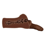 Evolved rubber realistic feel flesh male masturbator brown - peaches and screams