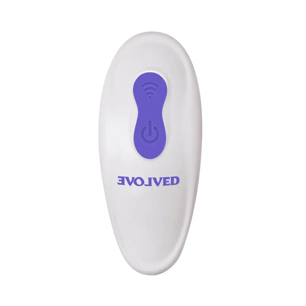 Evolved Silicone Blue Bendable Dual Wand Vibrator With Remote Control - Peaches and Screams