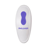 Evolved silicone blue bendable dual wand vibrator with remote - peaches and screams