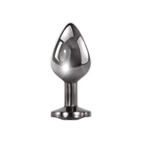 Evolved stainless steel black gem anal plug trio set - peaches and screams