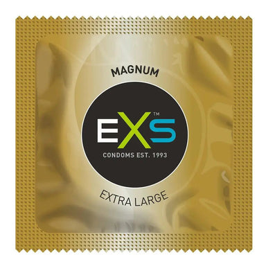 Exs Magnum Latex Large Condoms 12 Pack - Peaches and Screams