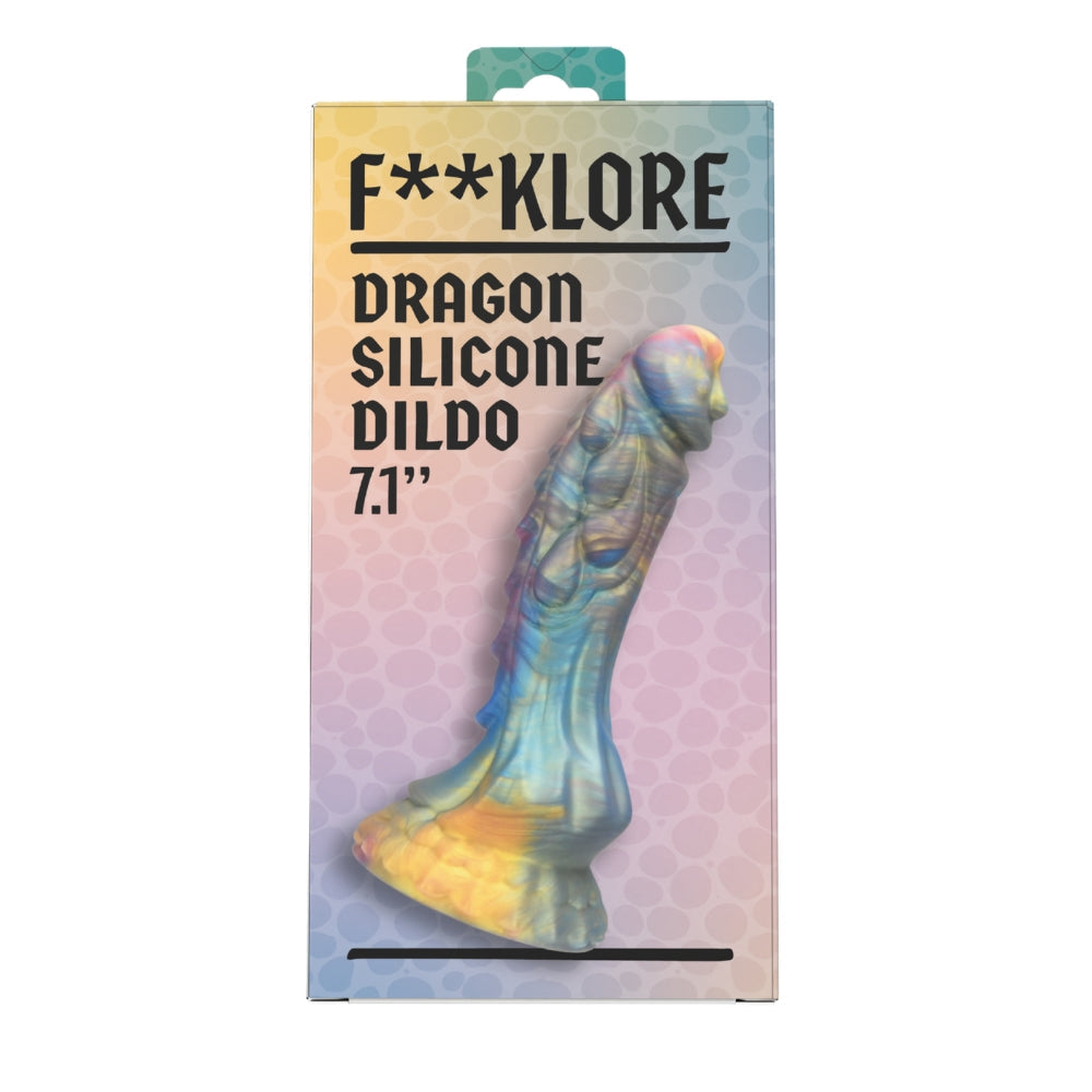 F**klore dragon silicone dildo - dildos peaches and screams