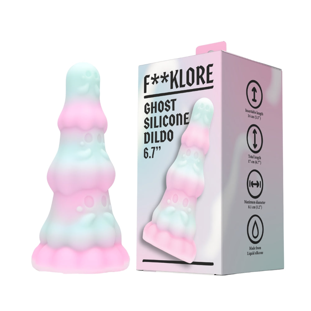 F**klore ghost silicone dildo - dildos peaches and screams