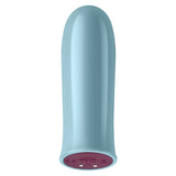 Femmefunn silicone blue rechargeable bullet vibrator with sleeve - peaches and screams
