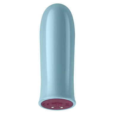 Femmefunn Silicone Blue Rechargeable Bullet Vibrator With Sleeve - Peaches and Screams