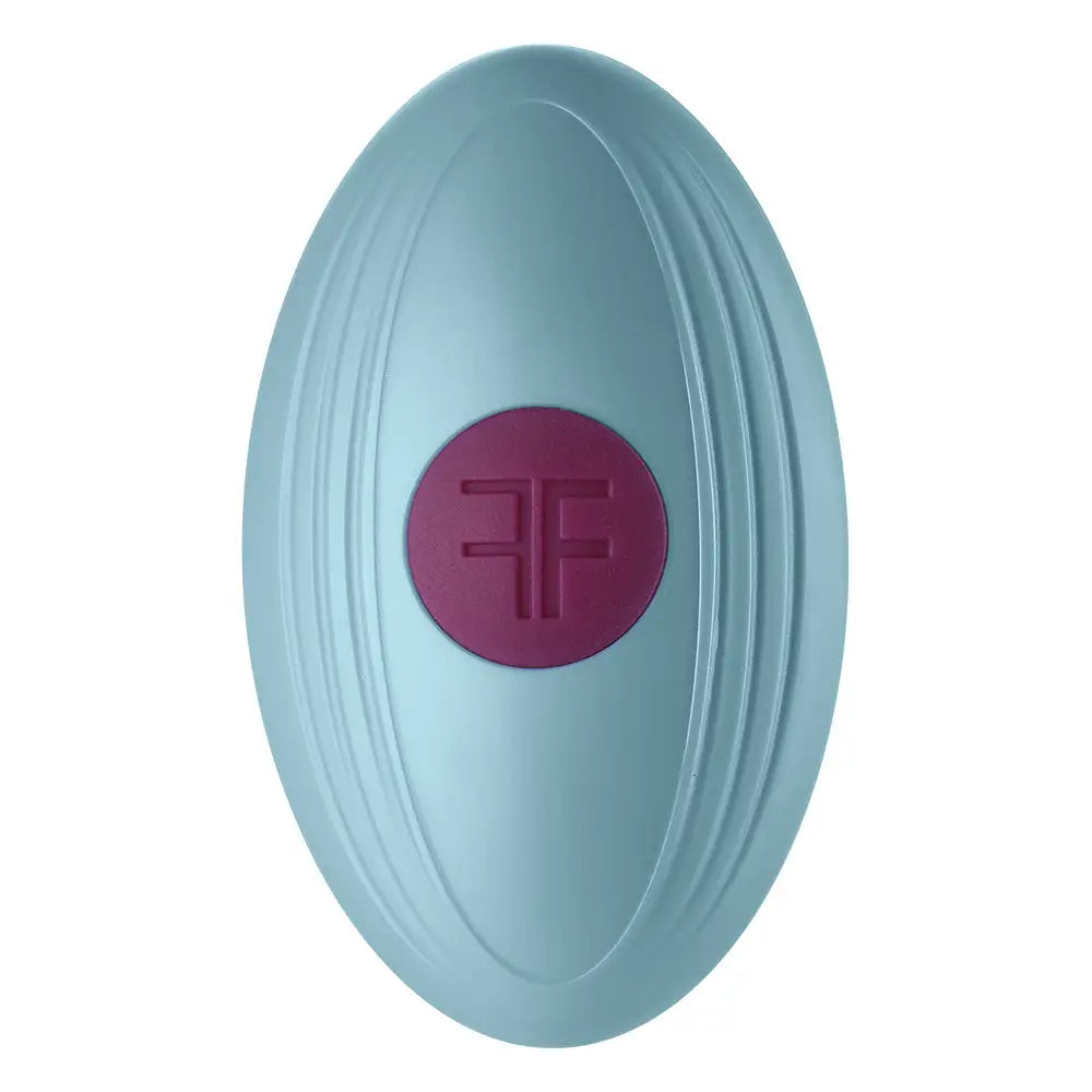 Femmefunn silicone blue rechargeable bullet vibrator with sleeve - peaches and screams