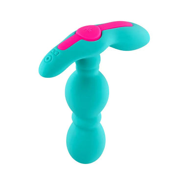 Femmefunn Silicone Green Rechargeable Large Butt Plug - Peaches and Screams