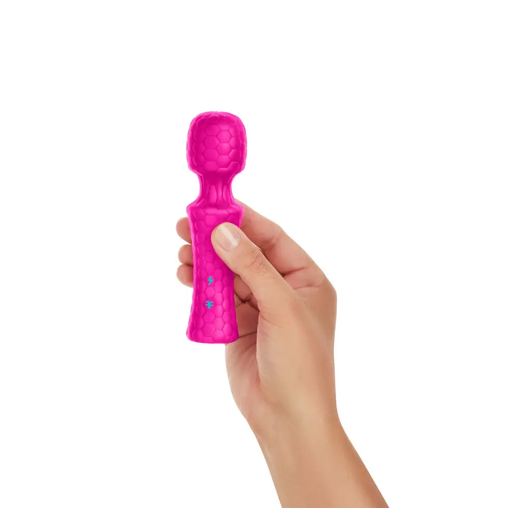 Femmefunn silicone pink rechargeable massage wand vibrator - peaches and screams