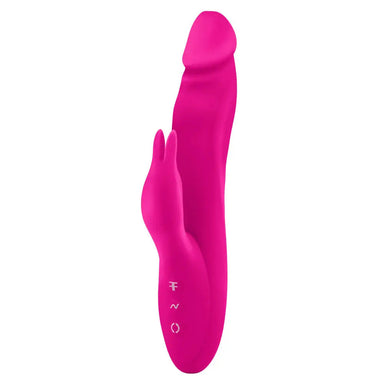 Femmefunn Silicone Pink Rechargeable Multi - speed Rabbit Vibrator - Peaches and Screams