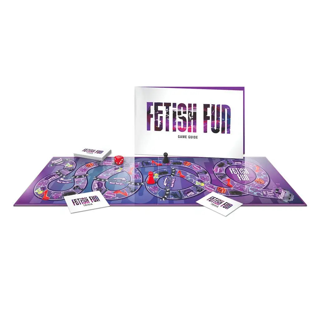 Fetish fantasy fun board game for bondage couples - peaches and screams