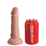 Flesh brown massive penis dildo with 6 inch suction cup base - peaches and screams