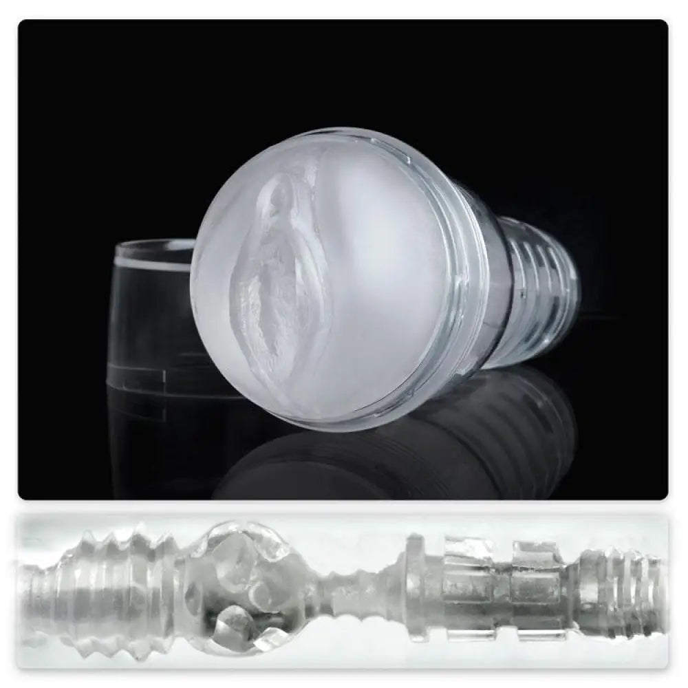 Fleshlight ice lady 10 inch crystal textured vagina - peaches and screams