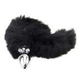 Furry fantasy black panther tail butt plug - butt plugs peaches and screams