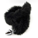 Furry fantasy black panther tail butt plug - butt plugs peaches and screams