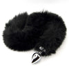Furry fantasy black panther tail butt plug - butt plugs peaches and screams