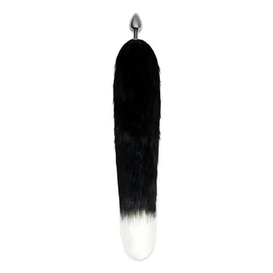 2.7 Inchesfurry Tales Black Foxtail Butt Plug - Peaches and Screams