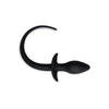 Furry tales doggy tail butt plug 11.5 inch silicone toy - peaches and screams