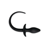 Furry tales doggy tail butt plug 11.5 inch silicone toy - peaches and screams