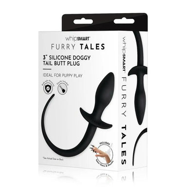 11.5 Inches Furry Tales Doggy Tail Butt Plug - Peaches and Screams