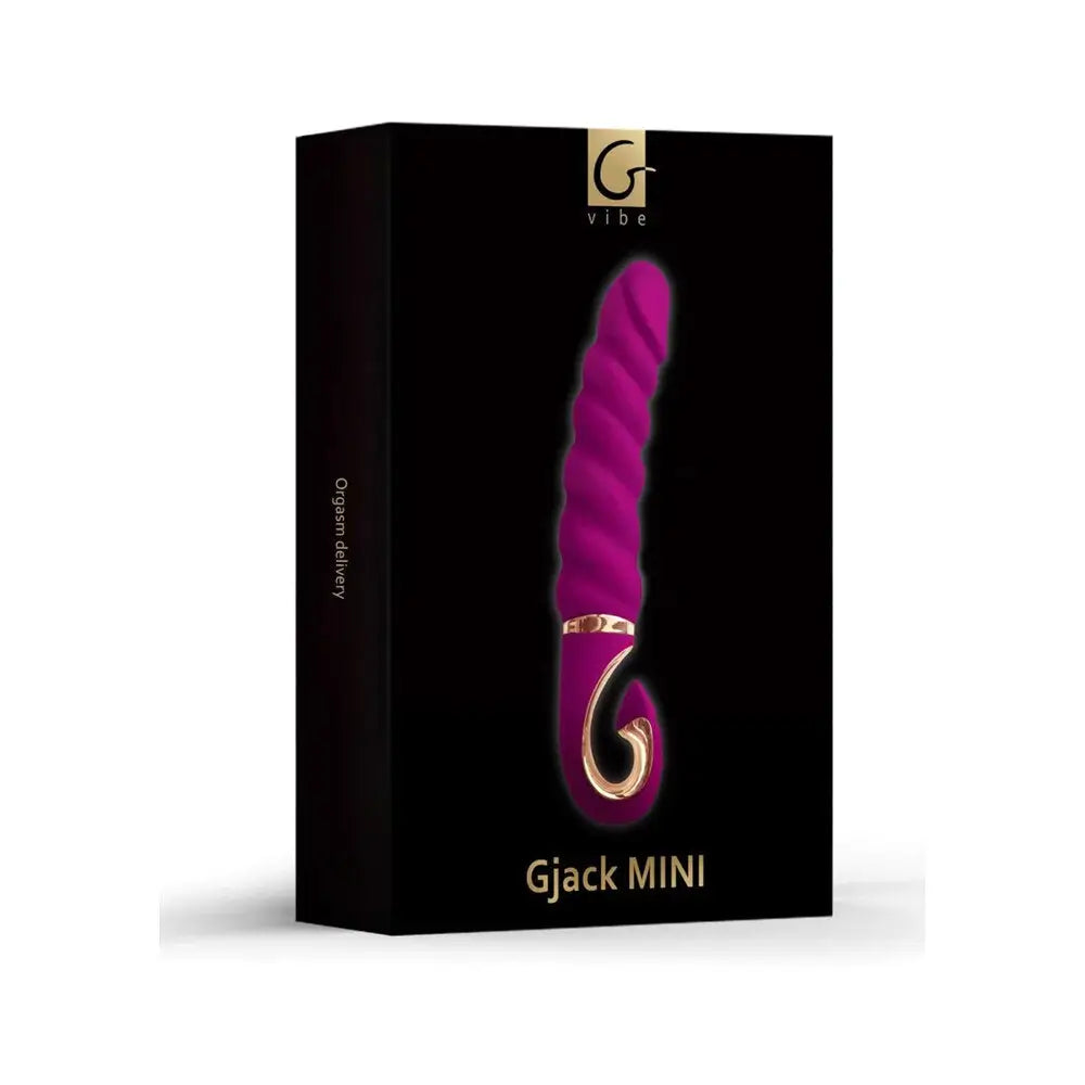 G vibe silicone purple rechargeable mini vibrator - peaches and screams