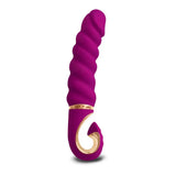 G vibe silicone purple rechargeable mini vibrator - peaches and screams