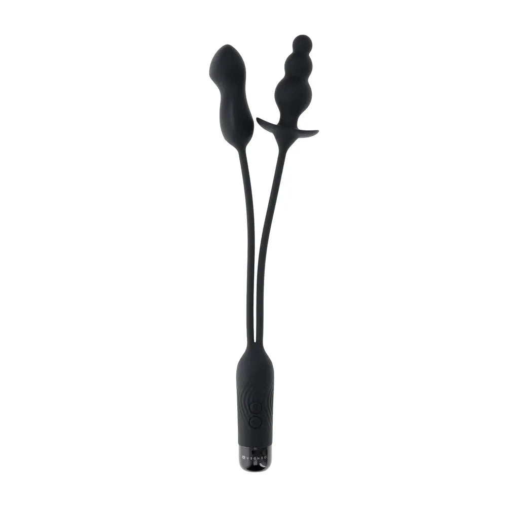 Gender x double my pleasure rechargeable usb vibrator - peaches and screams