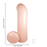 Giant 55 inch blow up dick inflatable party prop - peaches and screams