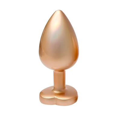 Gleaming Love Pearl Gold Butt Plug Large - Peaches and Screams