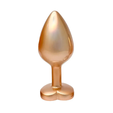 Gleaming Love Pearl Gold Butt Plug Medium - Peaches and Screams