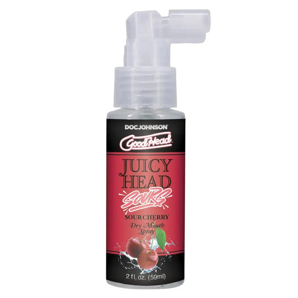 Goodhead juicy dry mouth spray sour cherry 59ml - peaches and screams