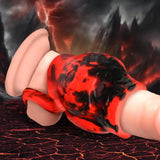 Hell hound silicone girth enhancer for men thickening sleeve - peaches and screams