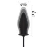 Hidden desire extreme advanced inflatable silicone butt plug - peaches and screams
