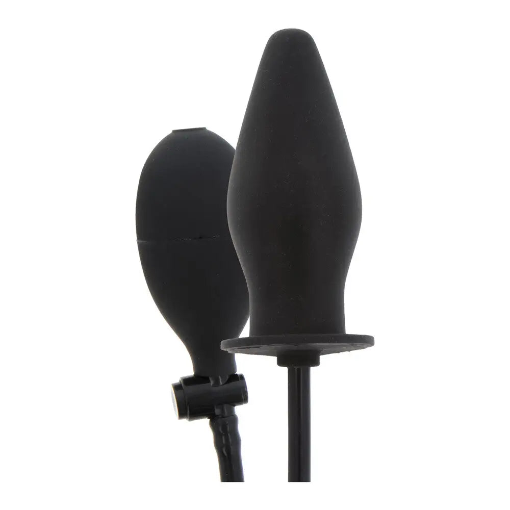 Hidden desire extreme advanced inflatable silicone butt plug - peaches and screams