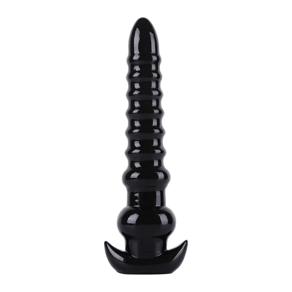 Hidden desire extreme anal drill xxl 13 inch spiral plug - peaches and screams