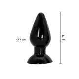 Hidden desire extreme butt plug medium 4.3 inch suction base - peaches and screams