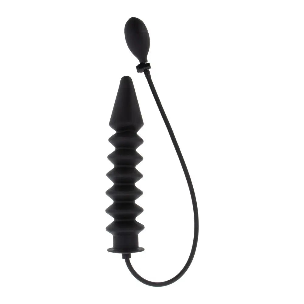 Hidden desire extreme expert inflatable ribbed plug - peaches and screams