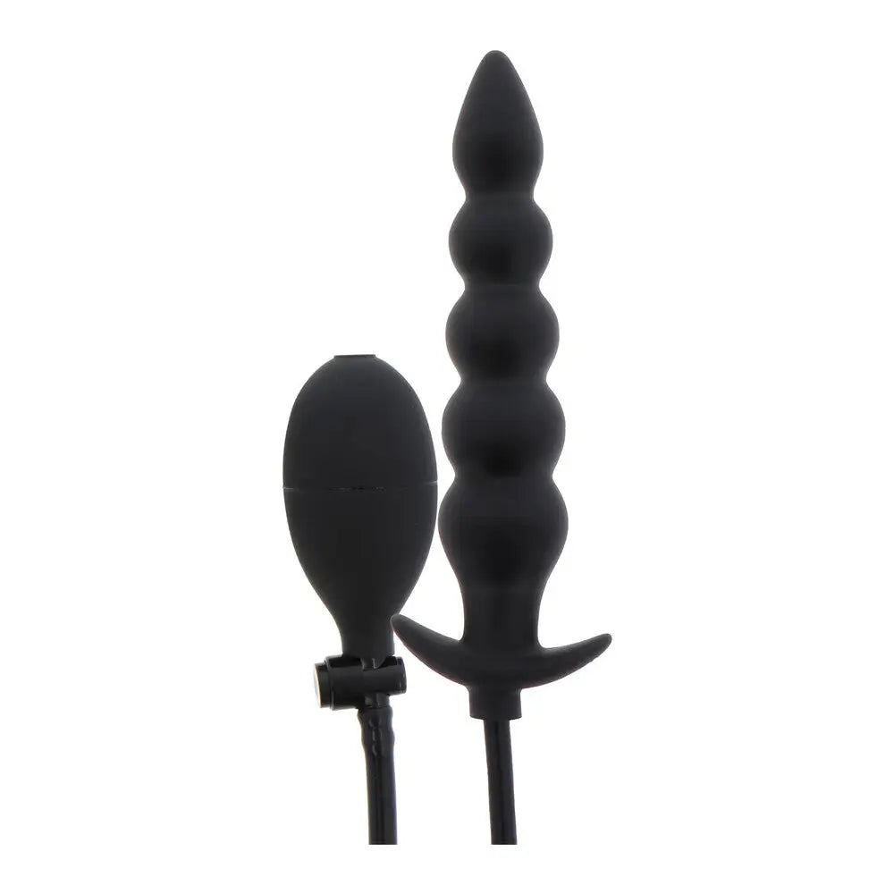 Hidden desire extreme inflatable ribbed plug for anal play - peaches and screams