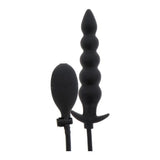 Hidden desire extreme inflatable ribbed plug for anal play - peaches and screams