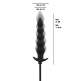 Hidden desire extreme inflatable ribbed plug for anal play - peaches and screams