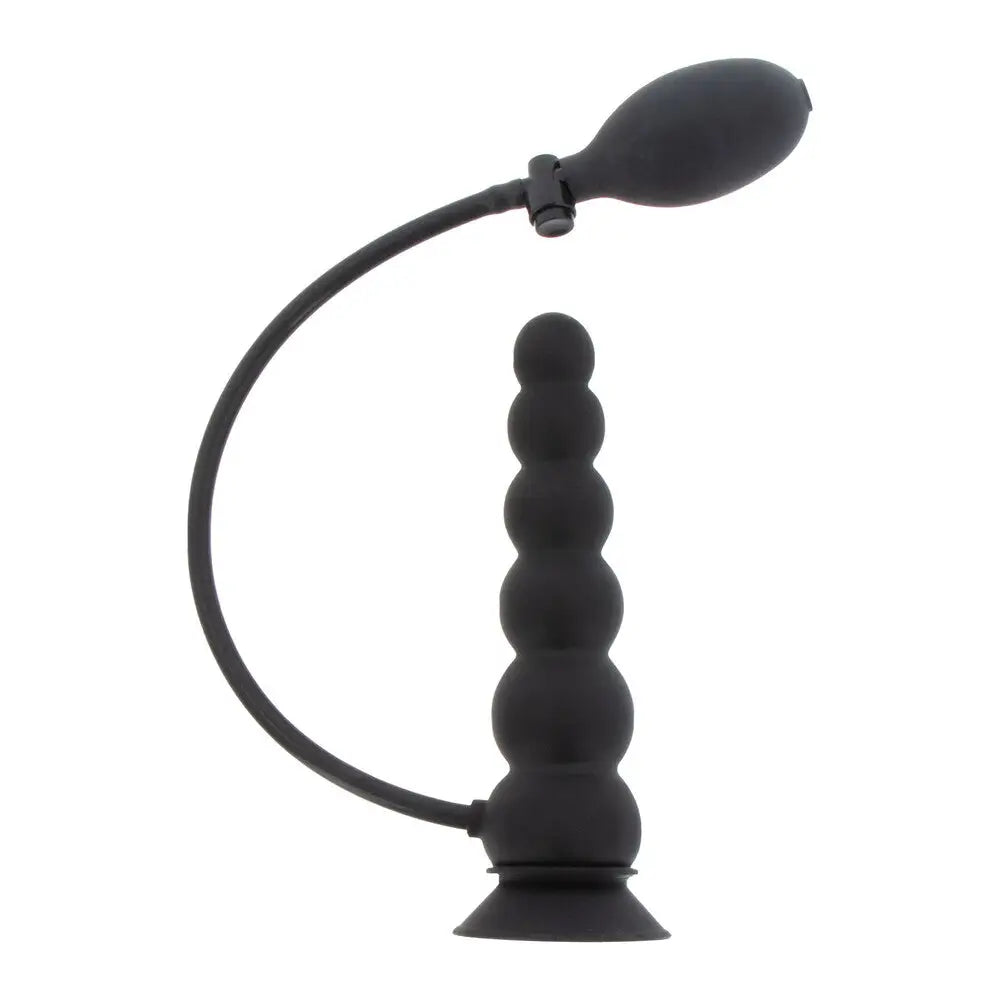 Hidden Desire Extreme Inflatable Suction Base Plug - Peaches and Screams